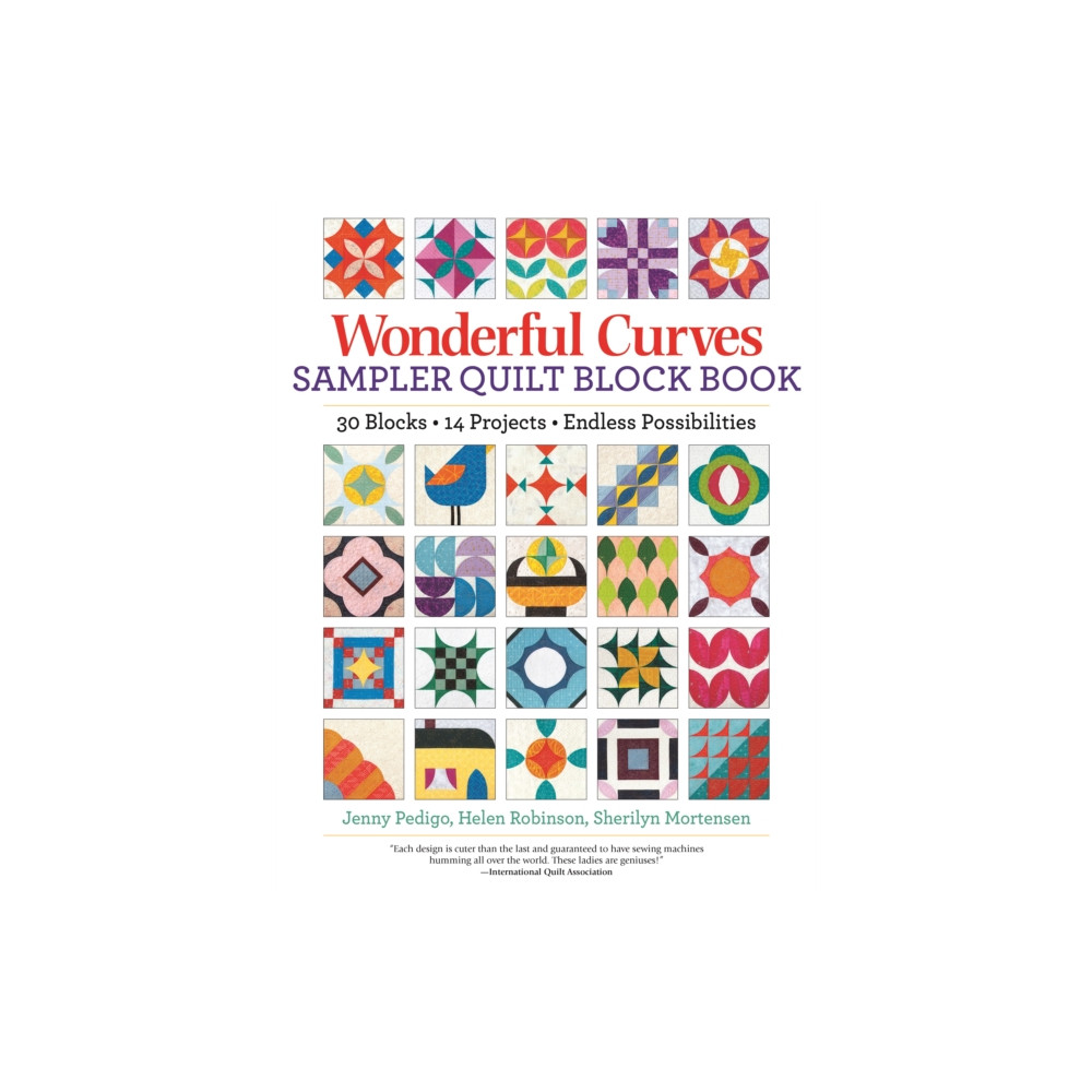 Produktbild för Wonderful Curves Sampler Quilt Block Book (häftad, eng)