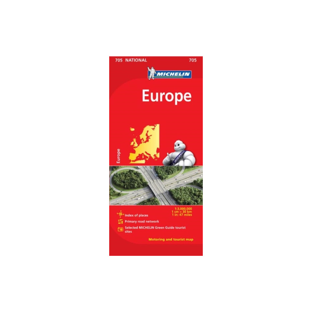 Produktbild för Europe - Michelin National Map 705