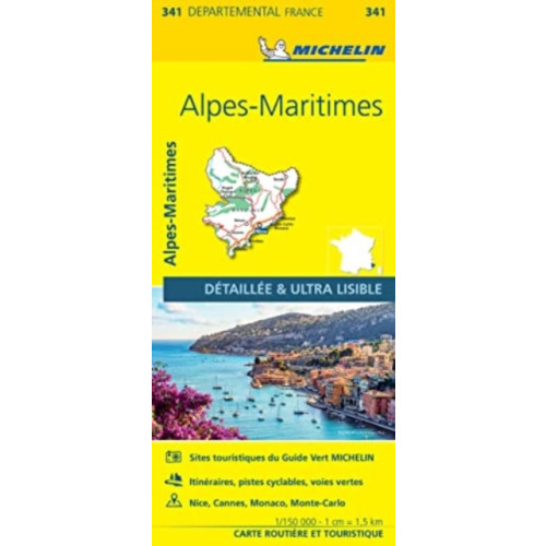 Michelin Editions Des Voyages Alpes-Maritimes - Michelin Local Map 341