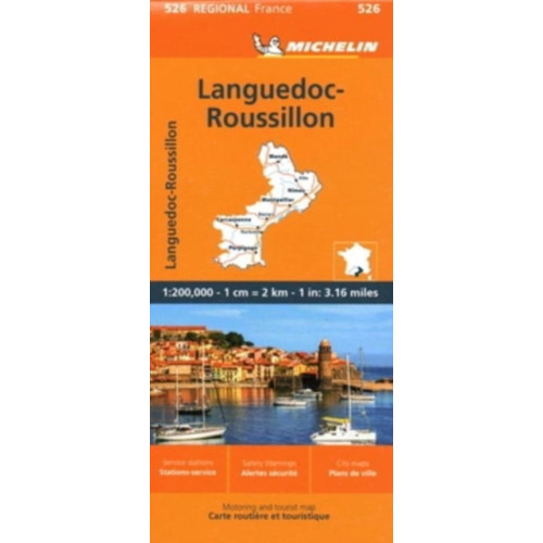 Michelin Editions Des Voyages Languedoc-Roussillon - Michelin Regional Map 526