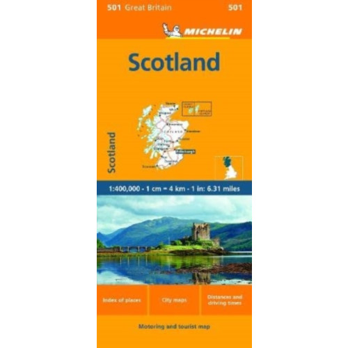 Michelin Editions Des Voyages Scotland - Michelin Regional Map 501