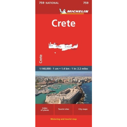 Michelin Editions Des Voyages Crete - Michelin National Map 759