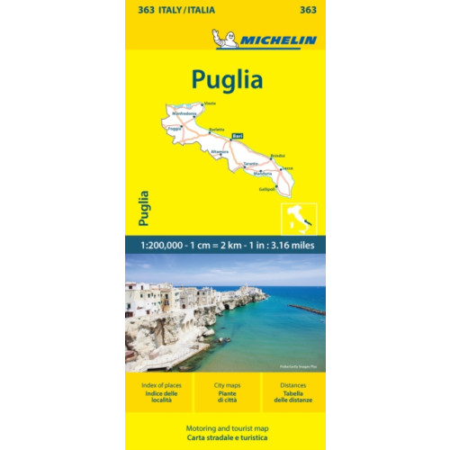 Michelin Editions Des Voyages Puglia - Michelin Local Map 363