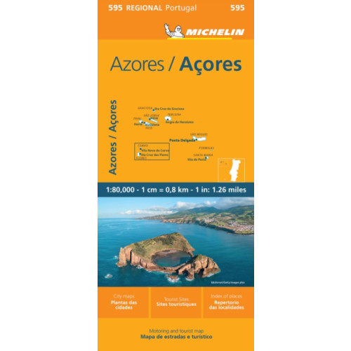 Michelin Editions Des Voyages Azores - Michelin Regional Map 595