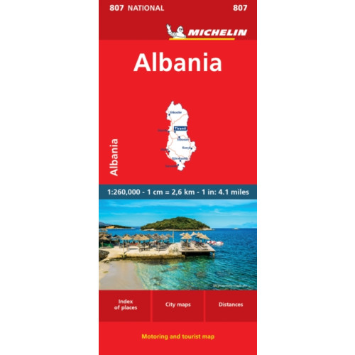 Michelin Editions Des Voyages Albania - Michelin National Map 807