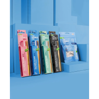 Produktbild för Sprial Toothbrush + Floss Picks