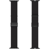 Produktbild för Armband till Apple Watch 42/44/45mm Flätat Svart