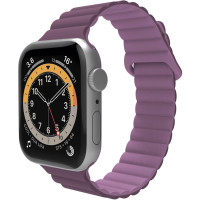 Produktbild för Armband till Apple Watch 42/44/45mm Magnetiskt Lila