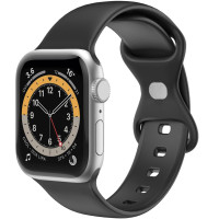 Produktbild för Armband till Apple Watch 38/40/41mm Silikon Svart