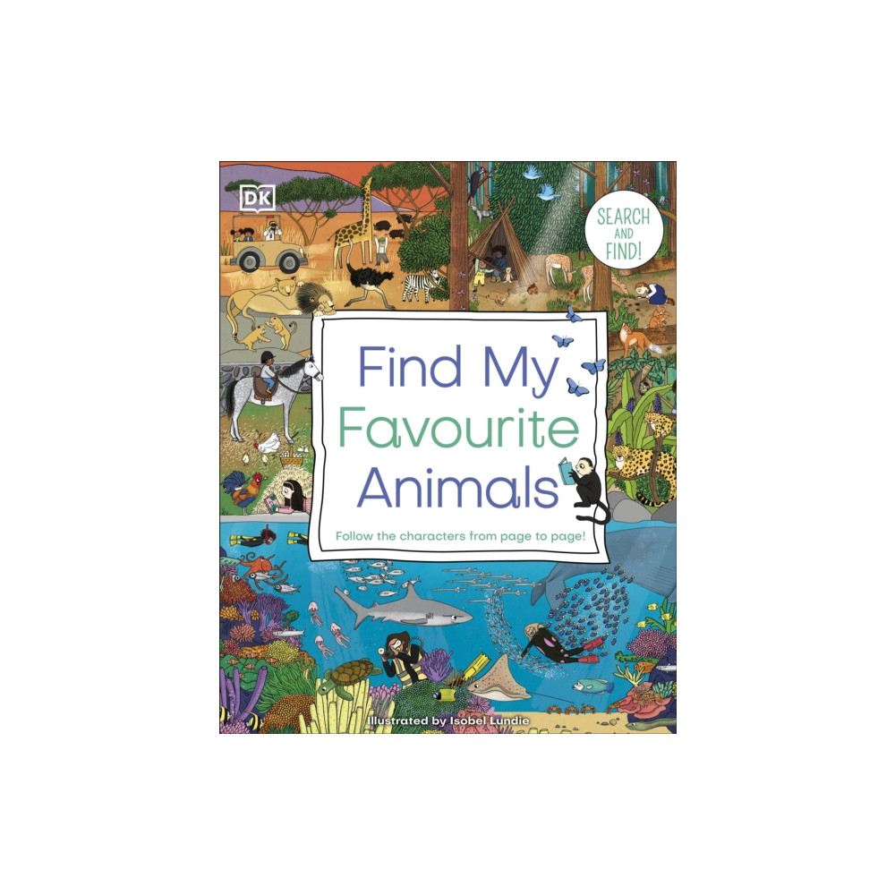Produktbild för Find My Favourite Animals (bok, board book, eng)