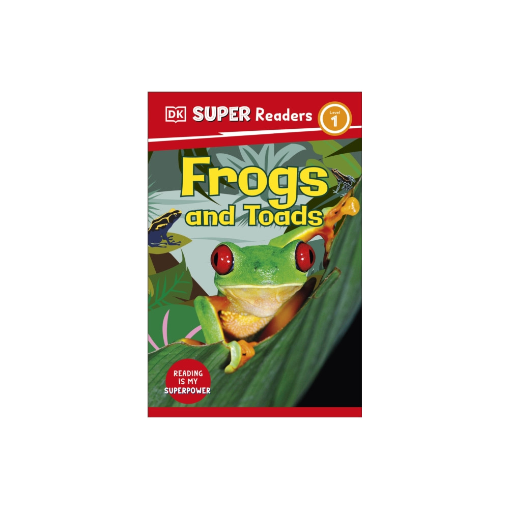 Produktbild för DK Super Readers Level 1 Frogs and Toads (häftad, eng)