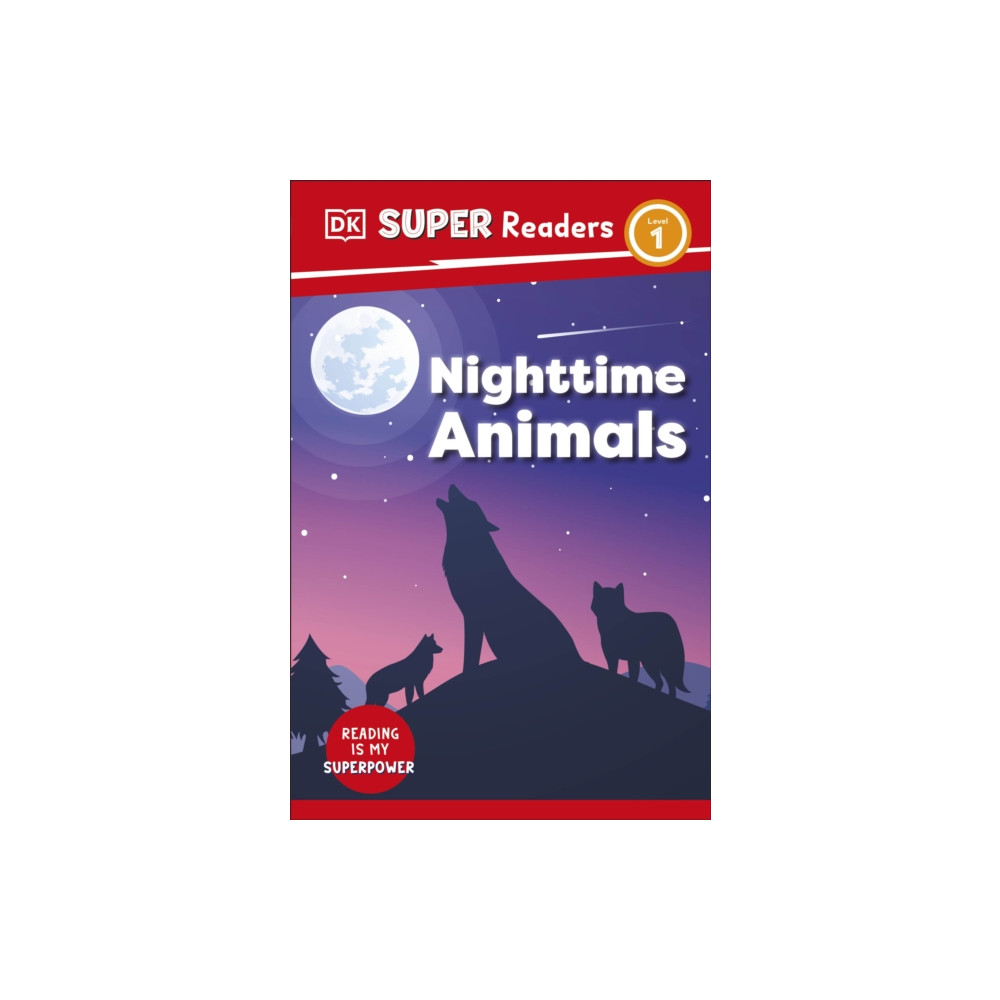 Produktbild för DK Super Readers Level 1 Night-time Animals (häftad, eng)