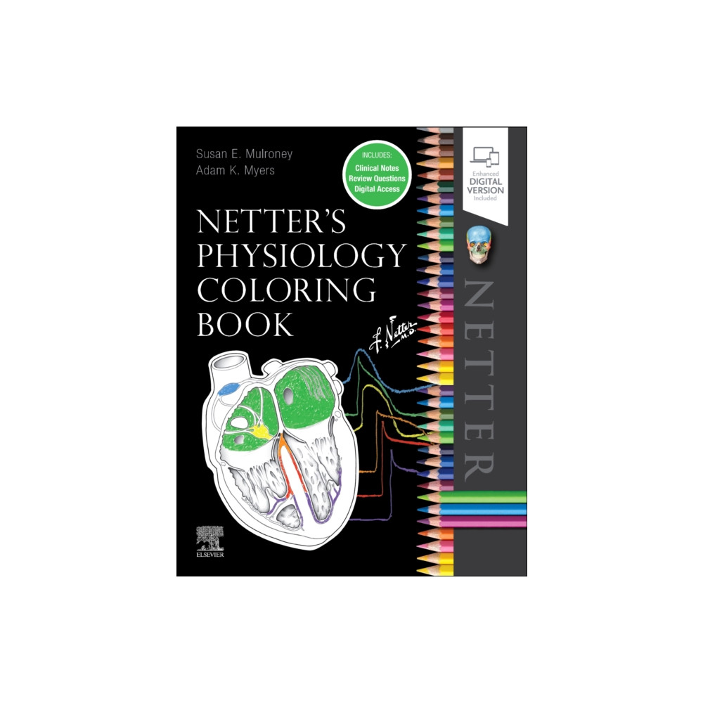 Produktbild för Netter's Physiology Coloring Book (häftad, eng)