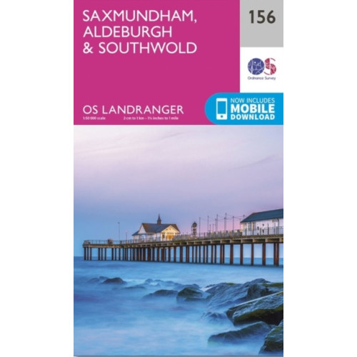 Ordnance Survey Saxmundham, Aldeburgh & Southwold