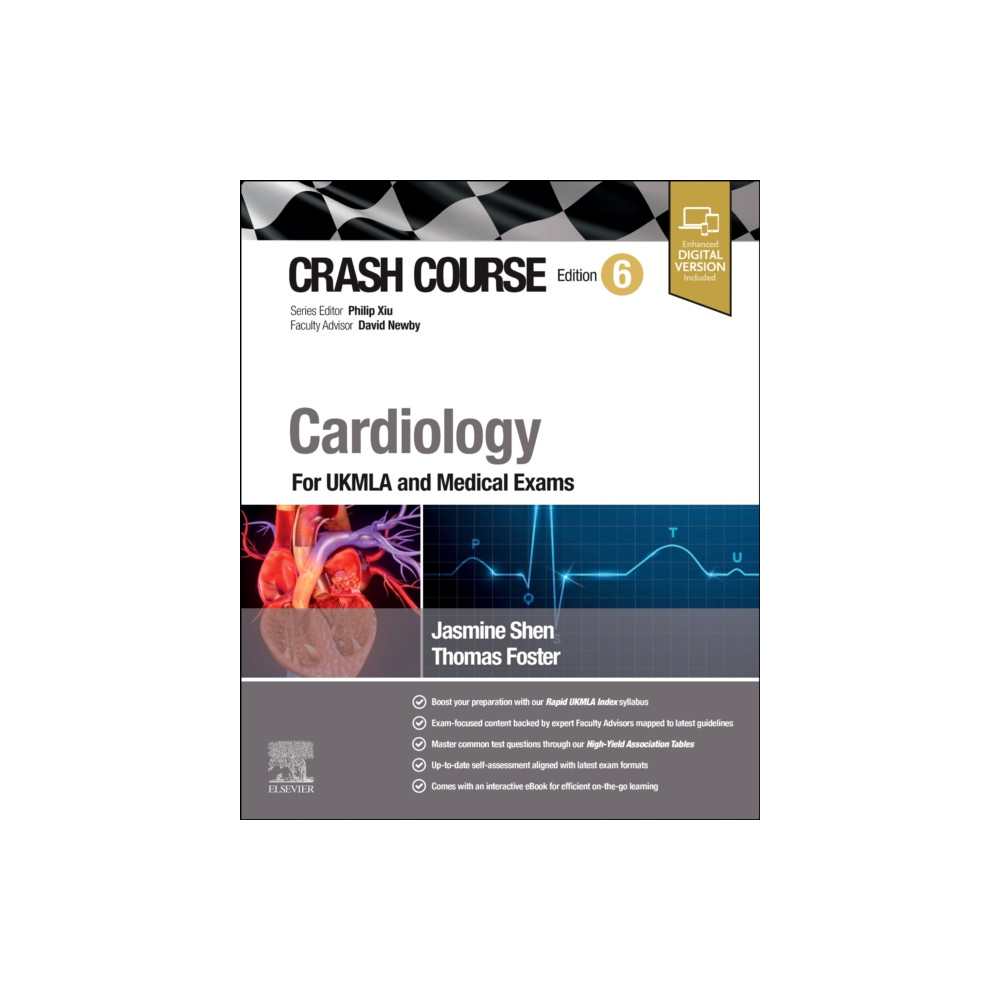 Produktbild för Crash Course Cardiology (häftad, eng)