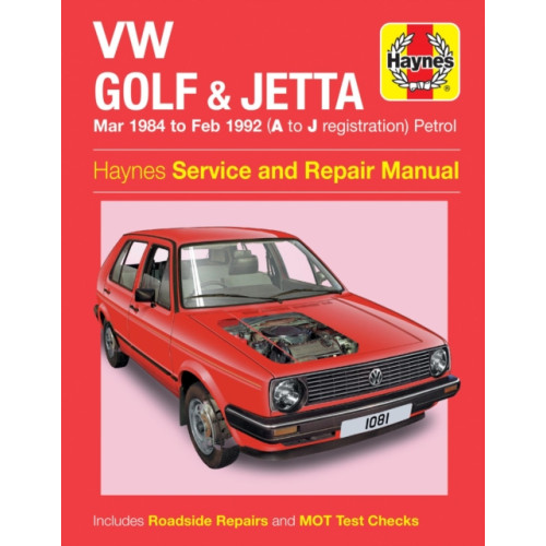 Haynes Publishing Group VW Golf & Jetta Mk 2 Petrol (Mar 84 - Feb 92) Haynes Repair Manual (häftad, eng)