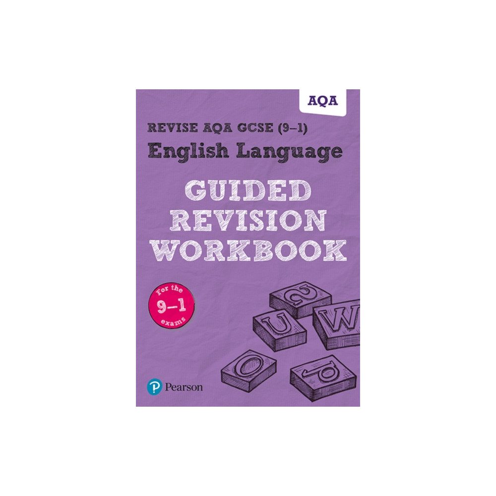 Produktbild för Pearson REVISE AQA GCSE English Language Guided Revision Workbook - for 2026, 2027 exams (häftad, eng)