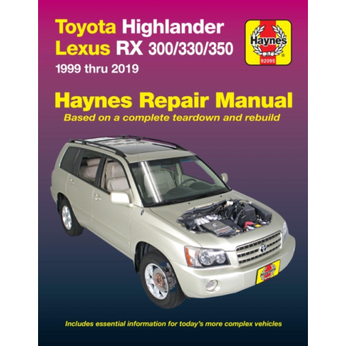 Haynes Manuals Inc Toyota HighLander (2001-2019) & Lexus RX 300/330/350 (1999-2019) (USA) (häftad, eng)