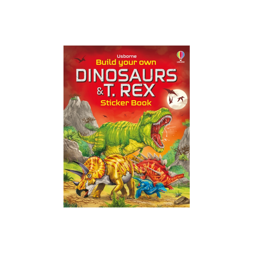 Produktbild för Build Your Own Dinosaurs and T. Rex Sticker Book (häftad, eng)