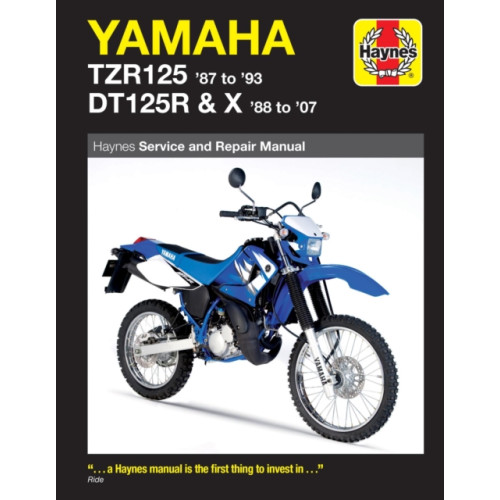 Haynes Publishing Group Yamaha TZR125 (87 - 93) & DT125R/X (88 - 07) Haynes Repair Manual (häftad, eng)