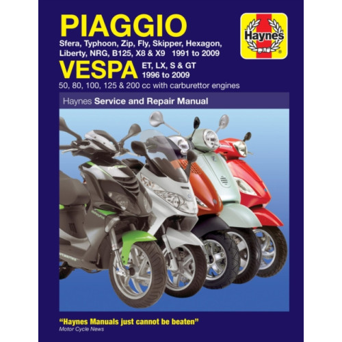 Haynes Publishing Group Piaggio (Vespa) Scooters (91 - 09) (häftad, eng)