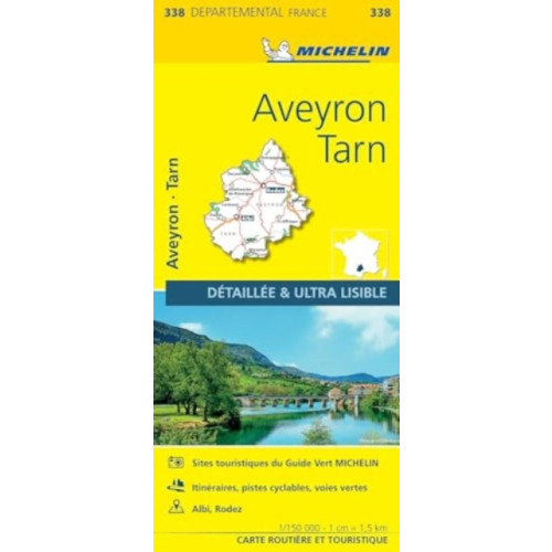 Michelin Editions Des Voyages Aveyron, Tarn - Michelin Local Map 338