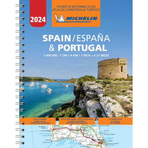 Michelin Editions Des Voyages Spain & Portugal 2024 - Tourist and Motoring Atlas (A4-Spiral) (bok, spiral, eng)