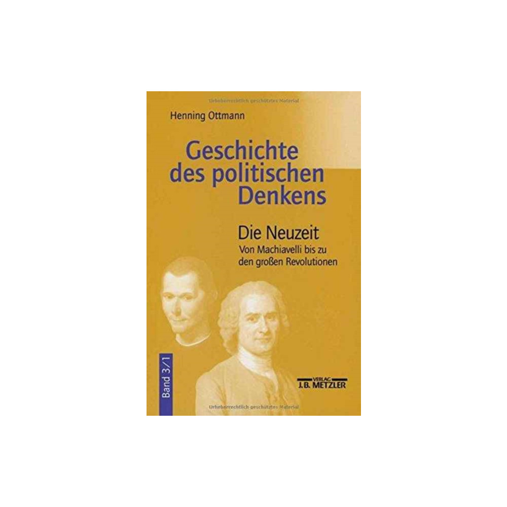 Produktbild för Geschichte des politischen Denkens (häftad, ger)