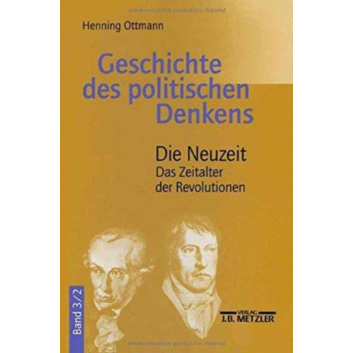 Springer-Verlag Berlin and Heidelberg GmbH & Co. KG Geschichte des politischen Denkens (häftad, ger)