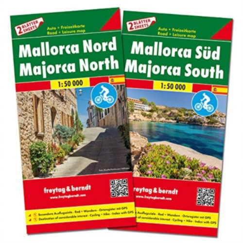 Freytag-Berndt Majorca North and South, Set, Automap 1:50.000
