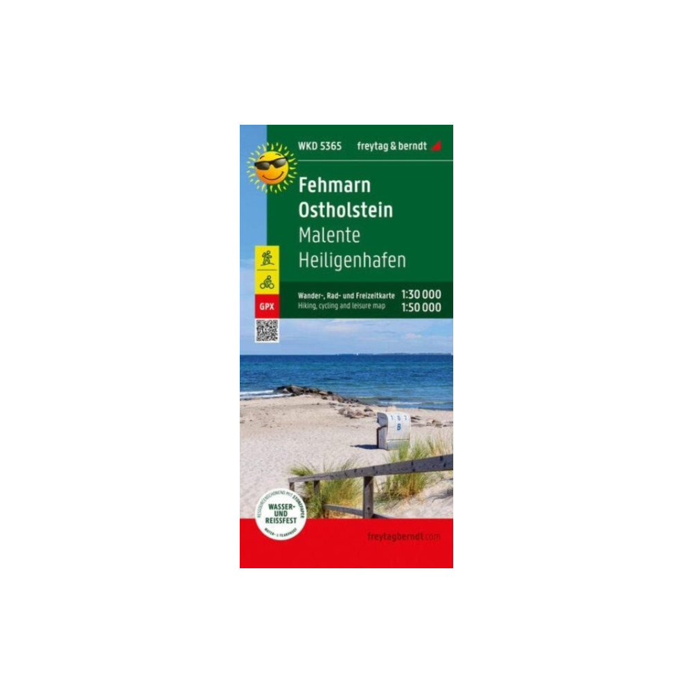 Produktbild för Fehmarn - Ostholstein, hiking, cycling and leisure map