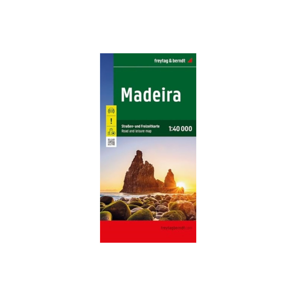 Produktbild för Madeira, Road and Leisure map 1:40.000