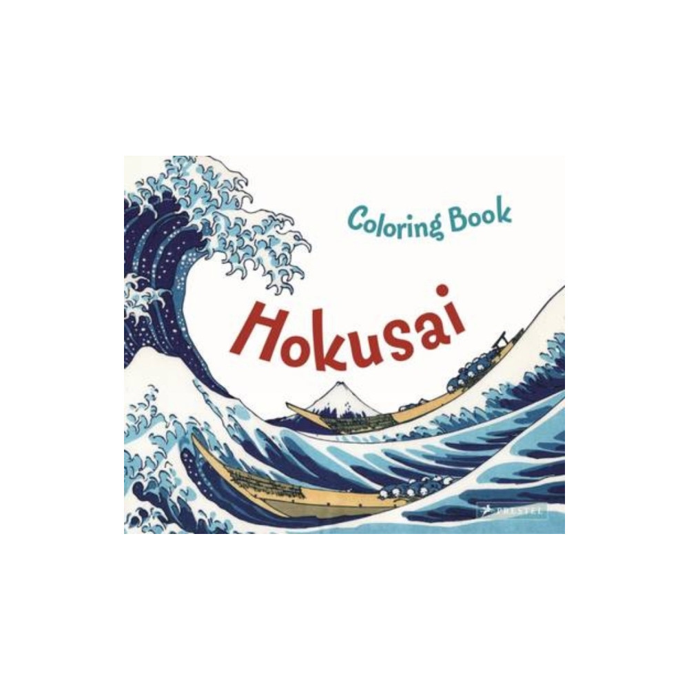 Produktbild för Hokusai Colouring Book (häftad, eng)