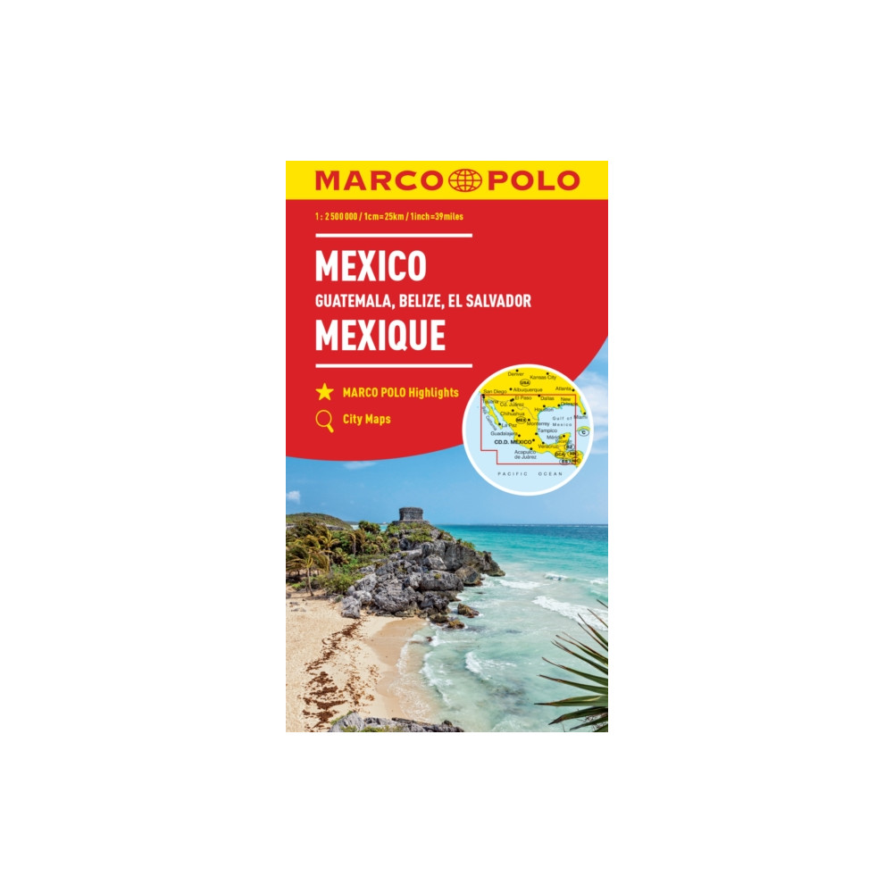 Produktbild för Mexico Marco Polo Map