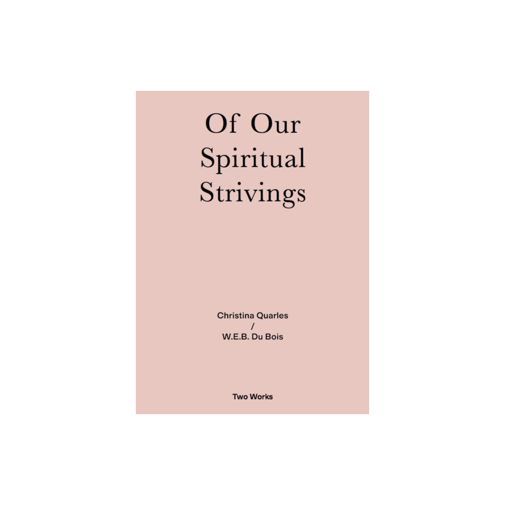 Produktbild för Of Our Spiritual Strivings (häftad, eng)