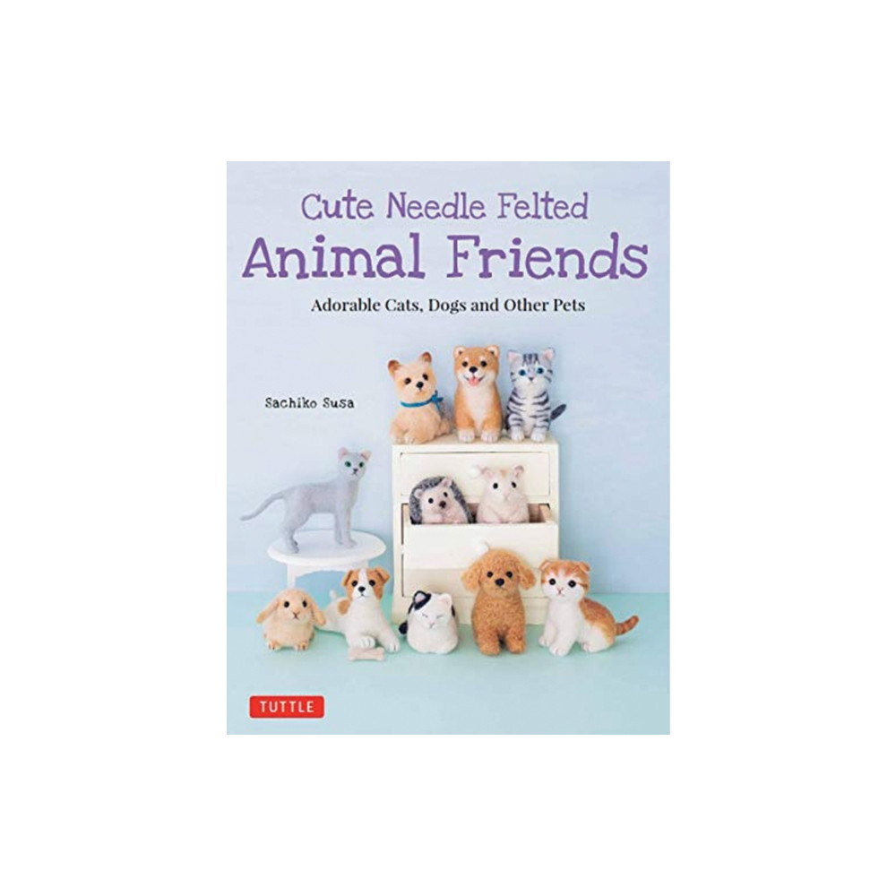 Produktbild för Cute Needle Felted Animal Friends (häftad, eng)