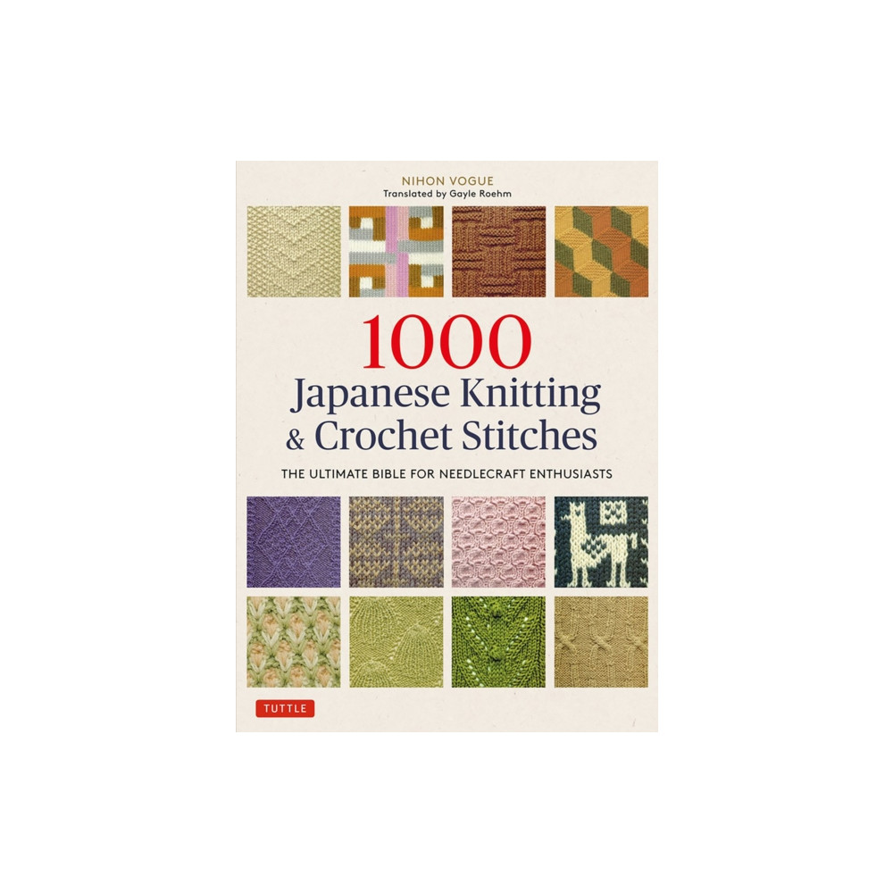 Produktbild för 1000 Japanese Knitting & Crochet Stitches (häftad, eng)