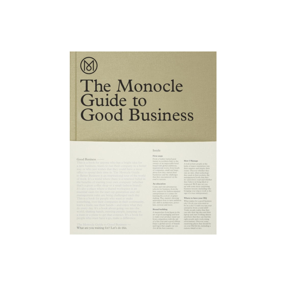 Produktbild för The Monocle Guide to Good Business (inbunden, eng)