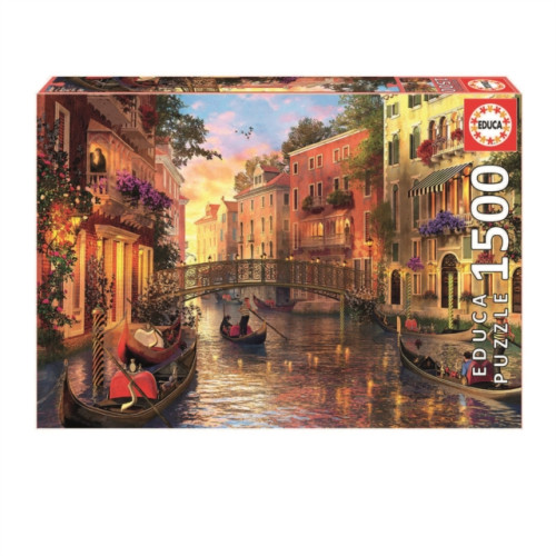 PAUL LAMOND/UNIVERSTIY GAMES Sunset in Venice 1500pc Jigsaw Puzzle