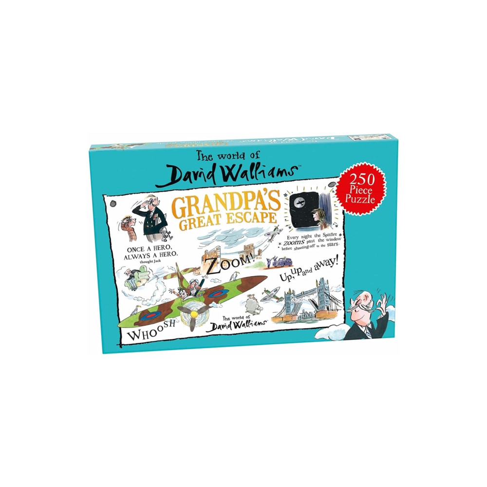 Produktbild för David Walliams 250pc Puzzle Grandpa's Great Escape
