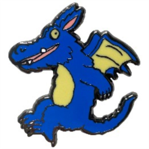 Pawprint Family Blue Dragon Pin Badge