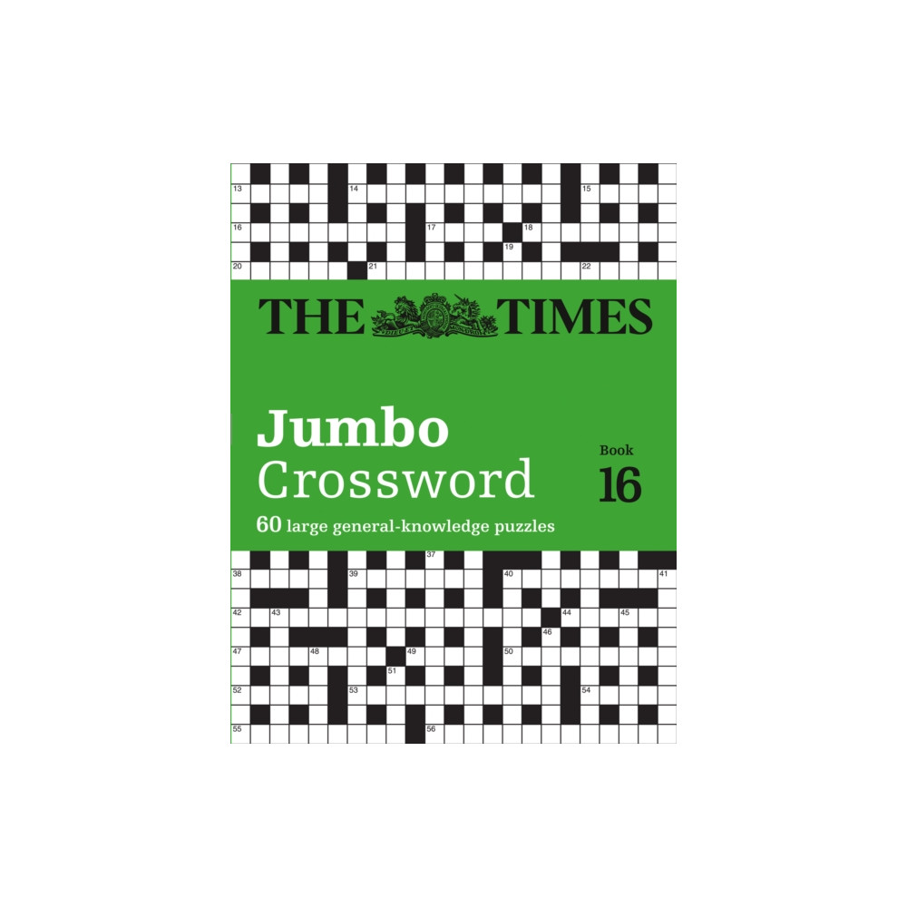Produktbild för The Times 2 Jumbo Crossword Book 16 (häftad, eng)