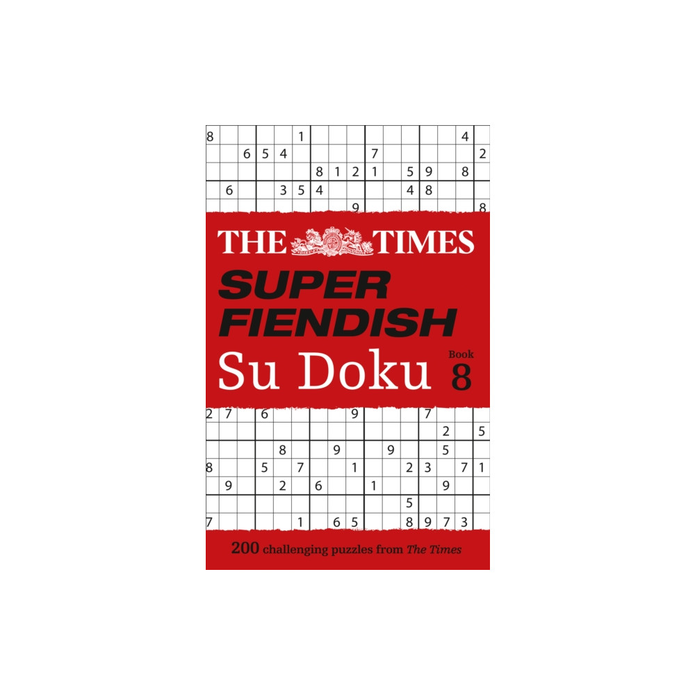 Produktbild för The Times Super Fiendish Su Doku Book 8 (häftad, eng)