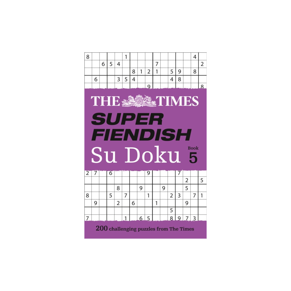 Produktbild för The Times Super Fiendish Su Doku Book 5 (häftad, eng)