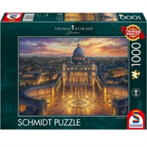 Asmodee Vatican Sunset by Thomas Kinkade - 1000 Piece Schmidt Puzzle (häftad, eng)