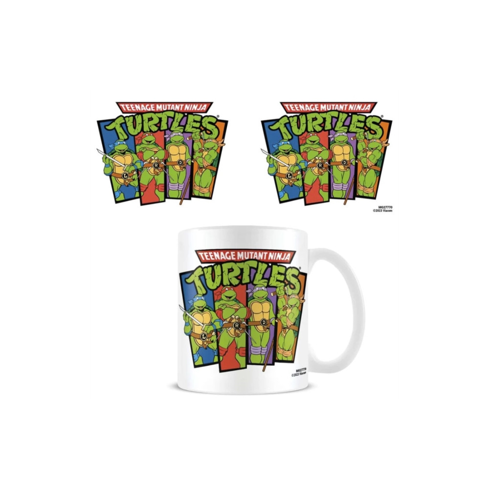 Produktbild för Teenage Mutant Ninja Turtles: Classic (Its Ninja Time) 11oz/315ml White Mug