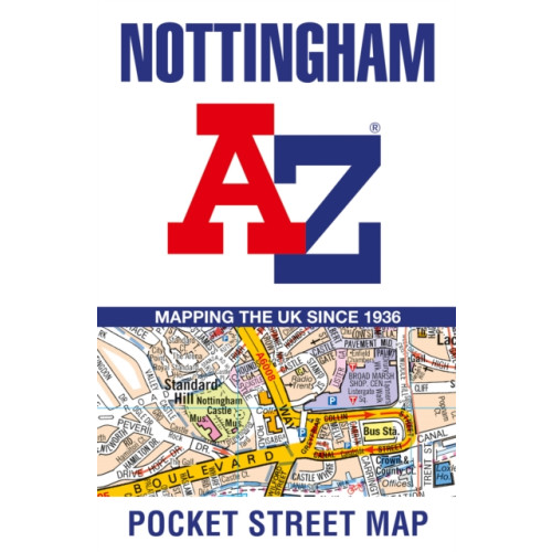 HarperCollins Publishers Nottingham A-Z Pocket Street Map