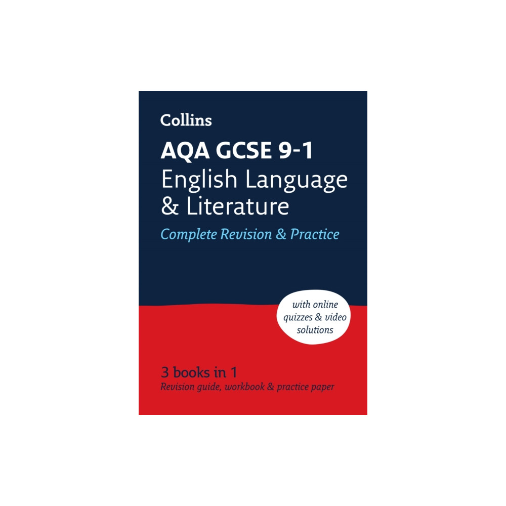 Produktbild för AQA GCSE 9-1 English Language and Literature Complete Revision & Practice (häftad, eng)