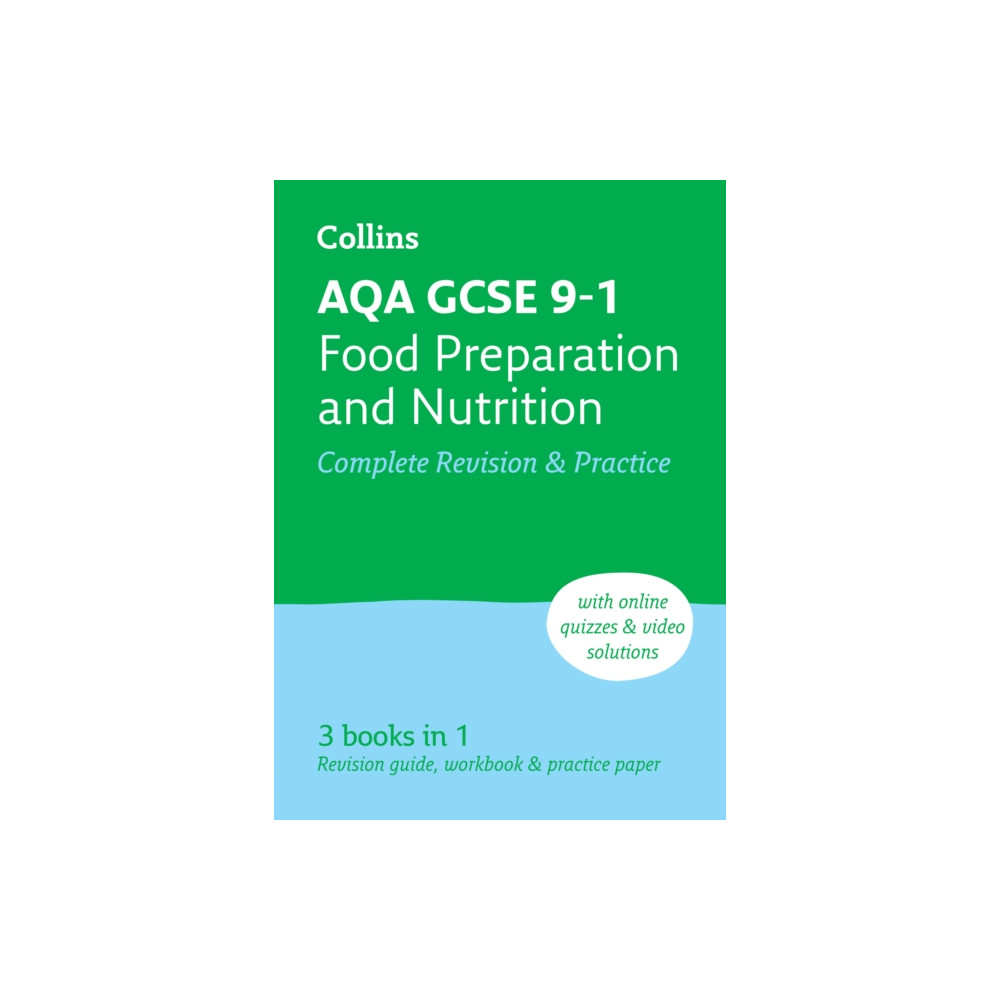 Produktbild för AQA GCSE 9-1 Food Preparation & Nutrition Complete Revision & Practice (häftad, eng)