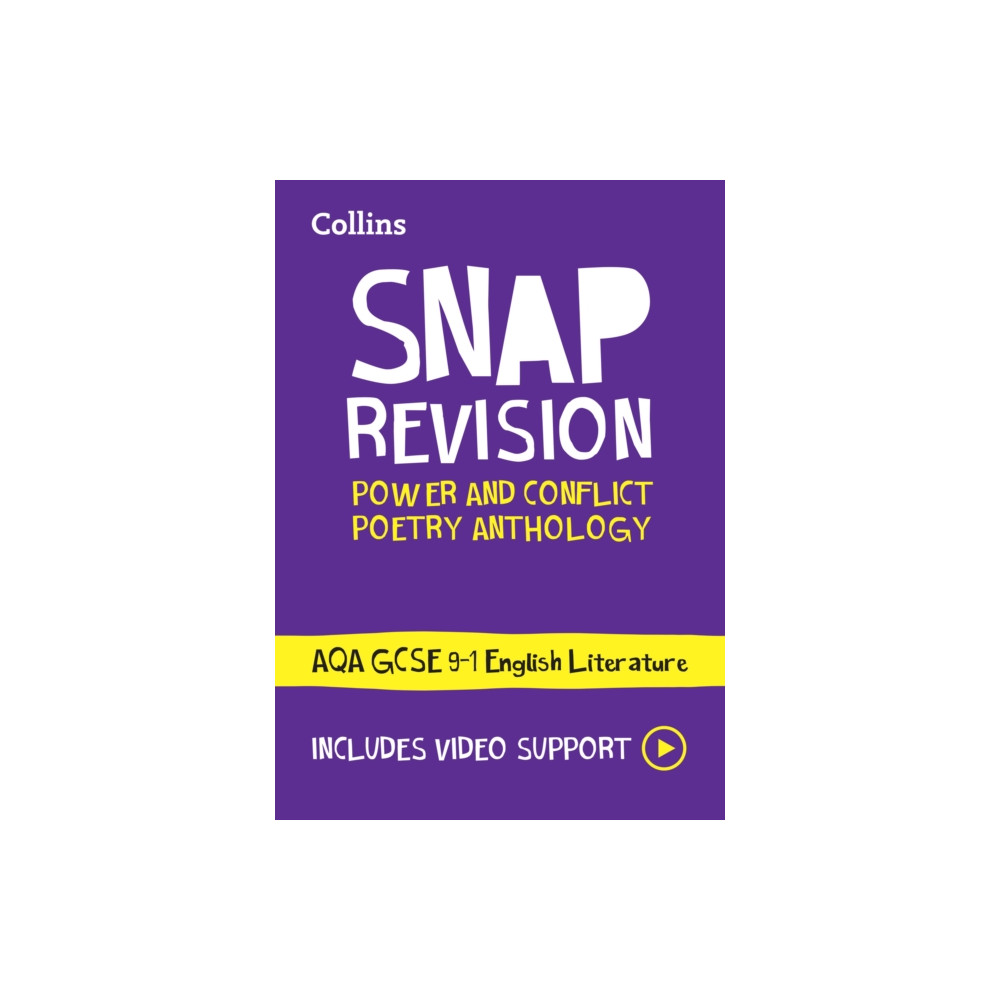 Produktbild för AQA Poetry Anthology Power and Conflict Revision Guide (häftad, eng)